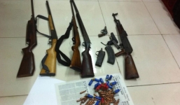 Kinh hoàng “kho vũ khí” của trùm ma tuý kiêm lái súng vùng biên